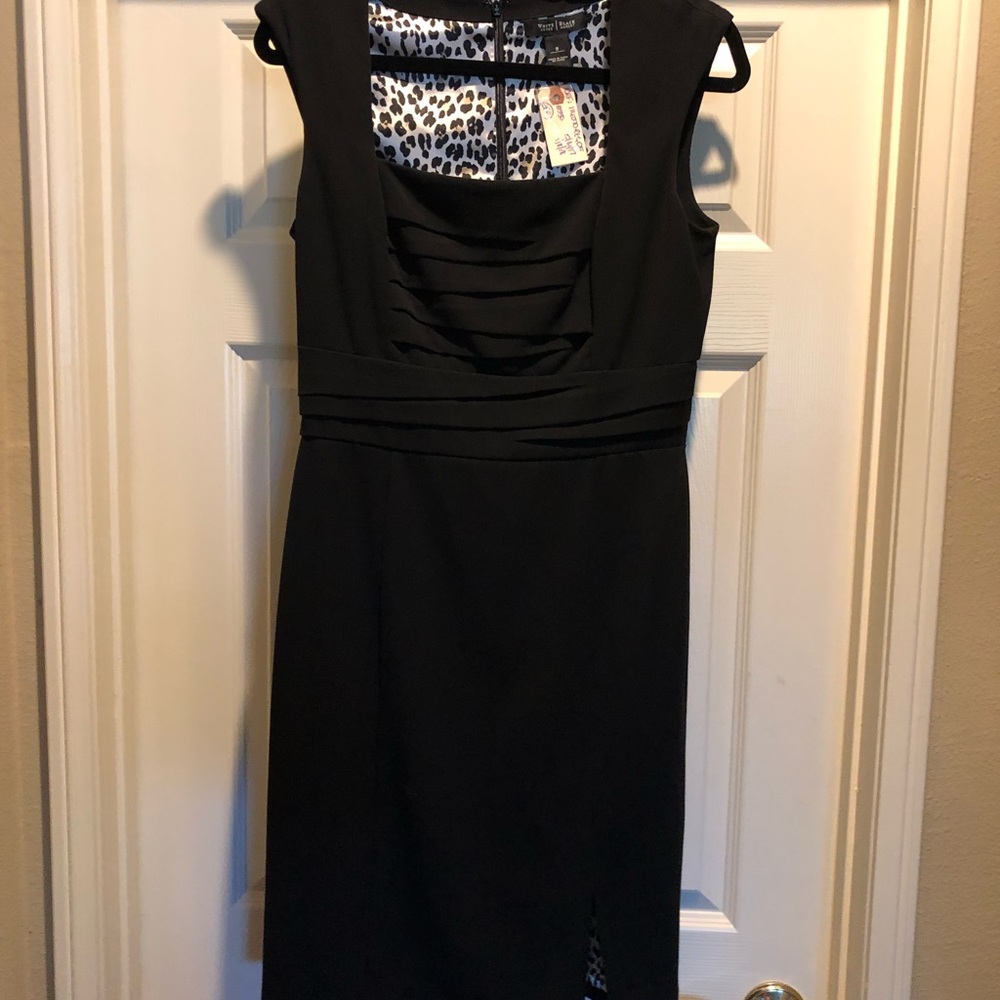 WHBM Black Stretch Dress NWT (341)
